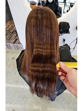 エイト チャタン 沖縄北谷店(EIGHT chatan) お客様スタイル_ブリーチ履歴×髪質改善【EIGHT　北谷　荒井】