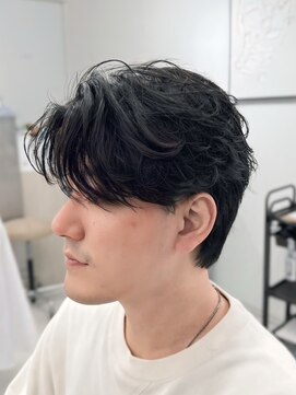 バース 梅田中崎町店(BIRTH) ニュアンスパーマフェザーパーマセンターパートワンカールパーマ