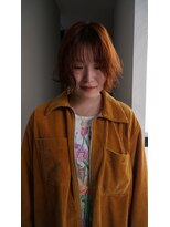 シアター(CIARTOR)&nbsp;オレンジカラー/ボブパーマ