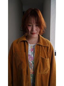 シアター(CIARTOR) オレンジカラー/ボブパーマ