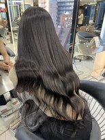 ラピス 渋谷本店(Lapis) 韓国風透明感ブラックカラー/シールエクステ/スーパーロング