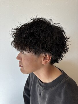 フリー(FREE) 波巻きパーマメンズパーマメンズカットメンズ