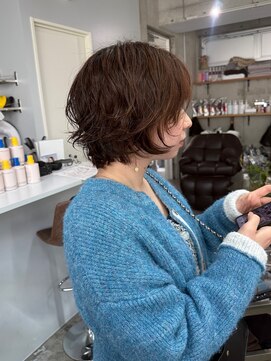 ウーフ(U-fu) ボブショート/ボブパーマ/おしゃれパーマ/ショートパーマ