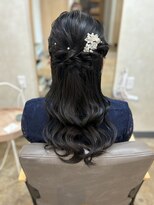 ユニカ 宇都宮(yunica)&nbsp;お呼ばれヘア／結婚式／ハーフアップ／ヘアセット