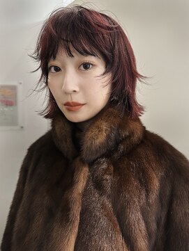 ユー(yew) ミディアムレイヤーカット/ウルフレイヤーカット/顔まわりカ