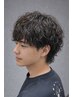 【MEN'S】メンズカット＋スペインカール　￥12400
