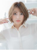 ミルクティーベージュ/ダブルカラー/ハイトーン/ブリーチ/30代g