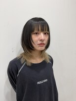 サラ 山口店(SARA)&nbsp;インナーブロンド×ロングウルフ