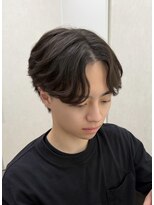 ホワイト(White) 毛流れニュアンスセンターパート