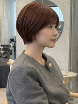 イミ(imi) 大人ボブ/ダークグレー/髪質改善/白髪ぼかし/ショートカット登戸