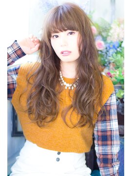 セライロ 千葉(celilo) 『celiloスタイル』、ロング、華やかエアーウェーブ