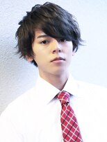 ビジネスカジュアルミディアム　人気　好印象　モテ髪