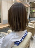 簡単スタイリングの外ハネボブ♪新宿