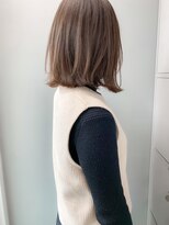 ヌード(nude)&nbsp;nude仲井【切りっぱなしボブ】【ラベンダーベージュ】