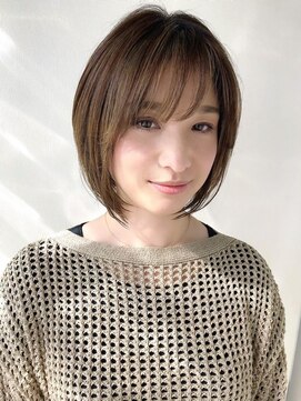 ヘアーアンドスパ フェリーチェ ミチ 野田屋町店(HAIR&SPA felice MICHI) 【felice MICHI島田和也】小顔ショートボブ