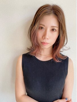 ヘアサロン セロ(Hair Salon SERO) 【セロ姫路】セミディ/インナーカラー/ピンク