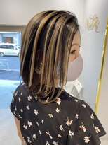 ネイロ 錦糸町(NeiRo)&nbsp;マロンベージュ Aラインボブドレスヘアかきあげロング