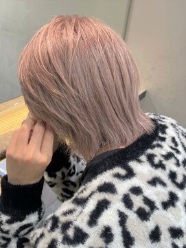 ベレーザ 渋谷(BELEZA) ba627ニュアンスカラーグレーベージュウルフマッシュ2wayバング