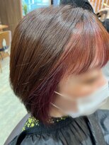 リベアトウキョウ 大島店(ReverTOKYO)&nbsp;フェイスフレーミング/インナーカラー/ピンクベージュ[大島]