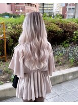 メリー オオサカ(Merly Osaka)&nbsp;ほとんど白！バレイヤージュ_perl white color_