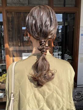 へアサロンアンドカフェガーデン(hair salon&cafe GARDEN) インナーカラー/イヤリングカラー/アレンジ