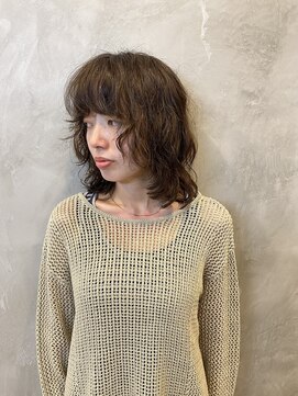 ワッツユアヘアストーリー(What’s your hair story) ウルフパーマ/レイヤーカット/レイヤーパーマ/前髪パーマ