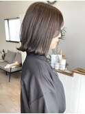 グレージュカラー/外ハネボブ