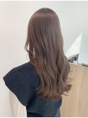ワンホンヘア_レトロガーリー_ピンクベージュ