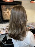 #グレージュ#ワンカラー#髪質改善トリートメント