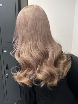 ベレーザ 渋谷(BELEZA) 5837艶髪グレーベージュミルクティーアッシュハイトーンカラー