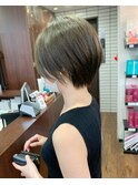 【畑中正敏】オリーブベージュニュアンスパーマウェットヘア