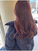 カシスチェリーレッド/ゆる巻きワンカール/30代40代50代