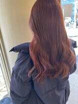 ルッソカナン(Lusso canaan)&nbsp;カシスチェリーレッド/ゆる巻きワンカール/30代40代50代