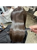 【渋谷】髪質改善と艶カラーで暗くても重く見えない美髪へ