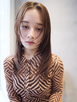 ニコ トウキョウ 渋谷(nico TOKYO) ロングレイヤー/顔まわりカット透明感オリーブグレージュカラー