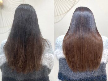 エフヘア レヴェリー(Fhair reverie)の写真/【高松/一宮/仏生山】思わず触れたくなる憧れの美髪に。ナチュラルな質感の仕上がりに満足度◎