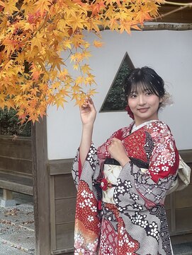 やま屋 振袖着付　振袖レンタル