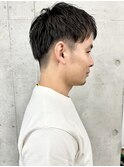 *刈り上げショートビジネスツーブロック爽やか清潔感30代40代2