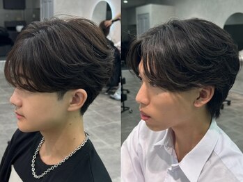 ジーニー 千葉(GENiE)の写真/毎朝のセットを楽に!カルマパーマで韓国ヘアを完全再現◎[千葉駅/韓国/メンズカット/メンズパーマ/学割U24]