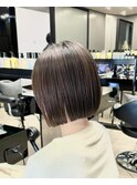 丸みボブ 20代30代40代ヘア 小顔 神戸ボブ 三ノ宮