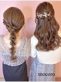 結婚式ヘアセット