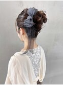 韓国ヘアおくれ毛オリーブベージュ_ba540572