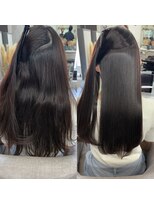 ランド 千葉(land)&nbsp;ビフォーアフター　髪質改善ストレート