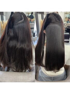 ランド 千葉(land) ビフォーアフター　髪質改善ストレート