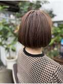 丸みのボブ