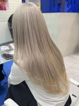 サンクマーケット 渋谷(cinq MARKET) 渋谷ブリーチカラーダブルカラーホワイトブロンドカラー金髪韓国