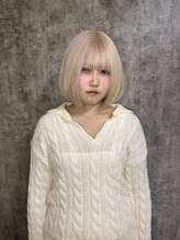 カプセル(capsule)&nbsp;エフェクトブリーチ ホワイトブロンド♪