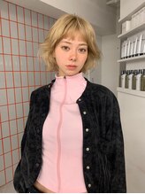 PELE原宿/ブリーチなしダブルカラー/ハイトーン/ケアブリーチ【３月上旬OPEN(予定)】&nbsp;着物ヘア/大人ガーリー/ダークアッシュ/似合わせカット/原宿