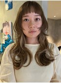 くびれレイヤーウルフカットロングレイヤーインナーカラー
