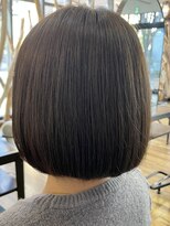 ラグヘアーワークス(LAG HAIR WORKS)&nbsp;透け感ダークカラー×大人ボブ